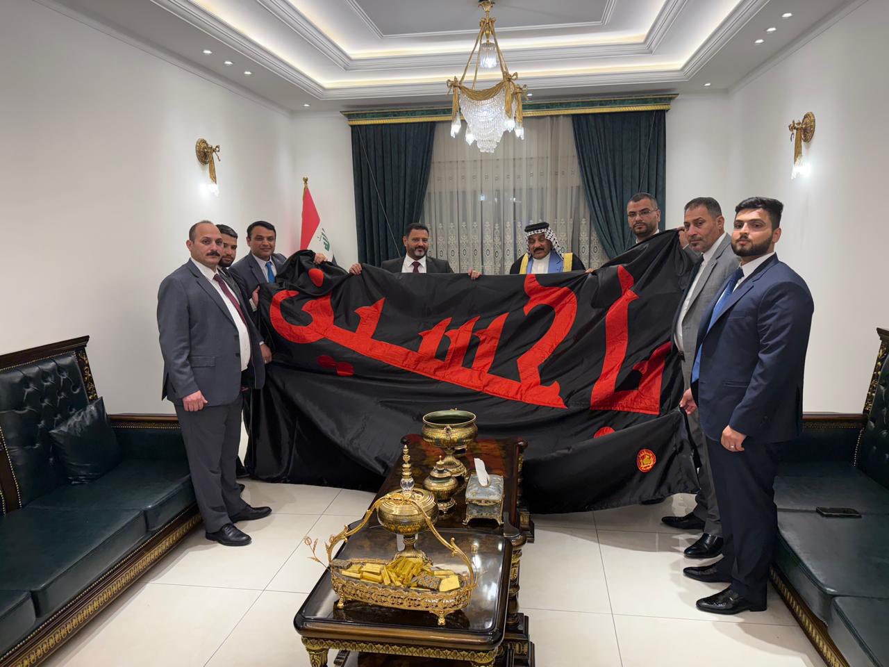 نورٌ من كربلاء إلى بغداد: راية الإمام الحسين (ع) تعانق مجلس بني لام